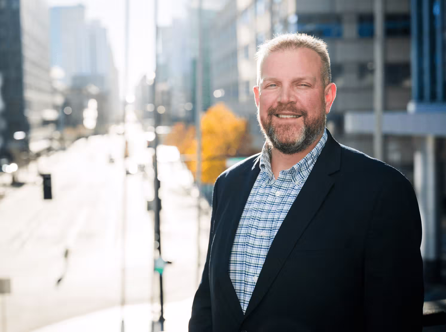 Andrew Lope in the city